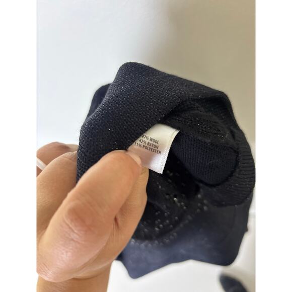 St. John Dress & Jacket Set Sz 6 Black Embellished Knit Evening Outfit - Picture 14 of 16